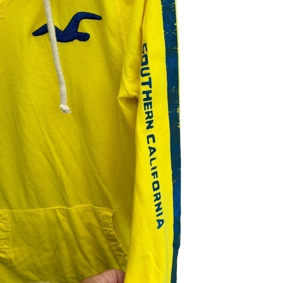 Hollister Hoodie Sweatshirt Spellout Bird Logo Size Small - Picture 6 of 6